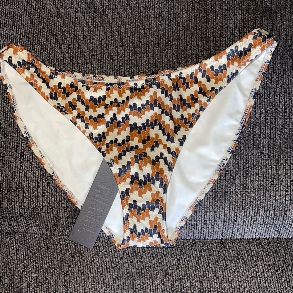 Brown confetti Normal coverage Bathing suit bottom - Picture 1 of 1